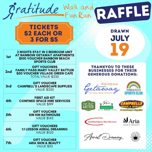 Gratitude Walk 2026 Multi Draw Raffle